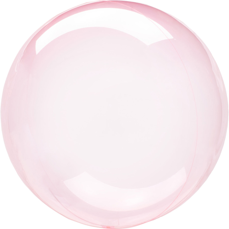 Immagine di Amscan® Palloncino tondo Crystal Clearz™ (46 cm)  Petite Dark Pink