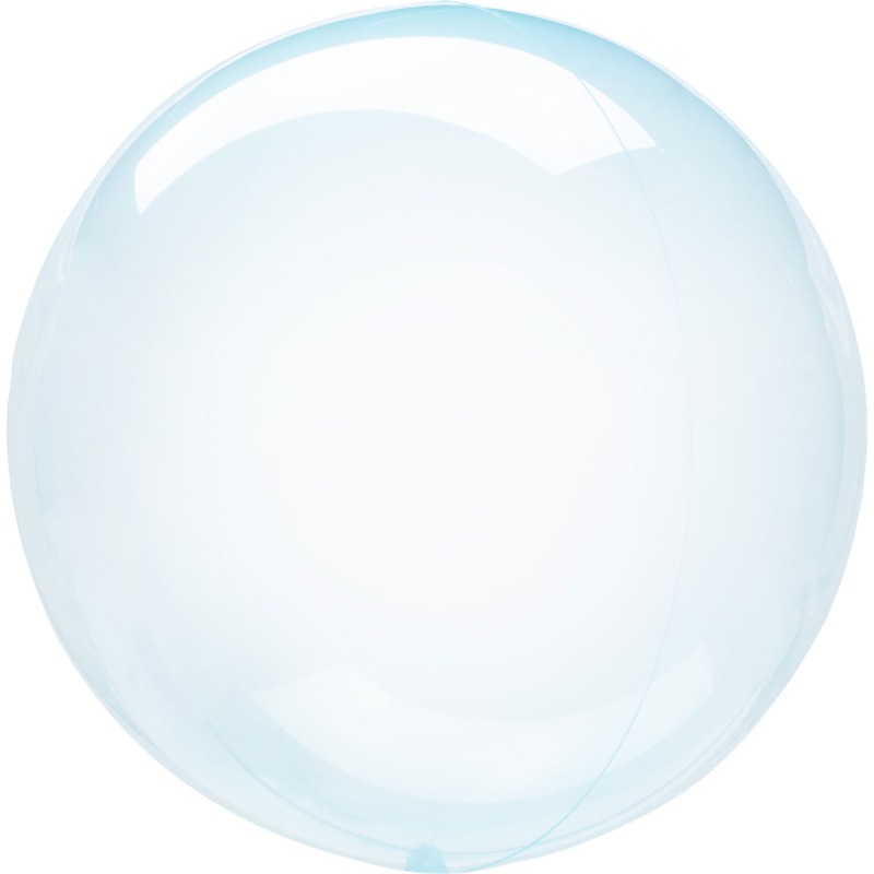 Immagine di Amscan® Palloncino tondo Crystal Clearz™ (46 cm) Petite Blue