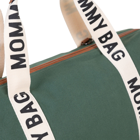 Immagine di Childhome® Borsa fasciatoio Mommy Bag Signature Canvas Green