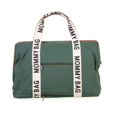 Immagine di Childhome® Borsa fasciatoio Mommy Bag Signature Canvas Green