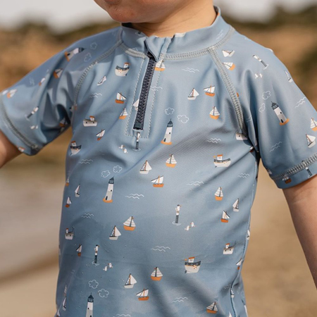 Immagine di Little Dutch® T-shirt con protezione UV Sailors Bay Dark Blue