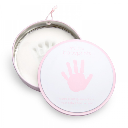 Immagine di Pearhead® Barattolo rotondo per impronta baby - Pink