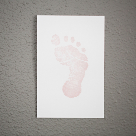 Immagine di Pearhead® Clean-Touch Tampone inchiostro impronta piedino/mani Pink