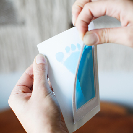 Immagine di Pearhead® Clean-Touch Tampone inchiostro impronta piedino/mani Blue