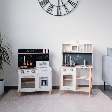 Immagine di Evibell® Cucina in legno con accessori Nature/White