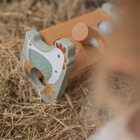 Immagine di Little Dutch® Giocattolo in legno con un martelletto Little Farm