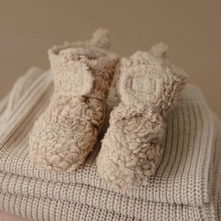 Immagine di Mushie® Pantofole invernali - Oatmeal