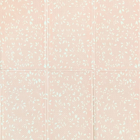 Immagine di Evibell® Tappeto da gioco a due lati 150x190 Leaves/Geometric Peach