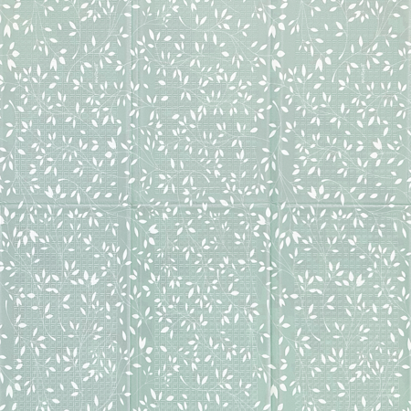 Immagine di Evibell® Tappeto da gioco a due lati 150x190 Leaves/Geometric Sage Green