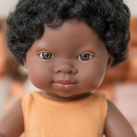 Immagine di Miniland® Neonato African Boy 38cm Colourful