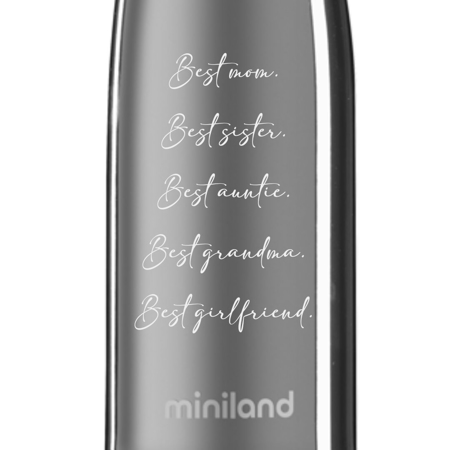 Immagine di Miniland® Bottiglia termica Deluxe Silver 500ml