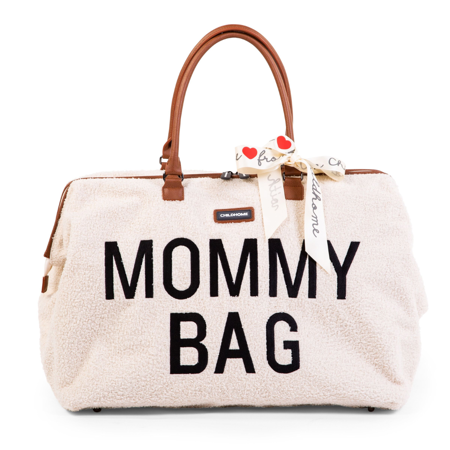 Immagine di Childhome® Borsa fasciatoio Mommy Bag Teddy Off White
