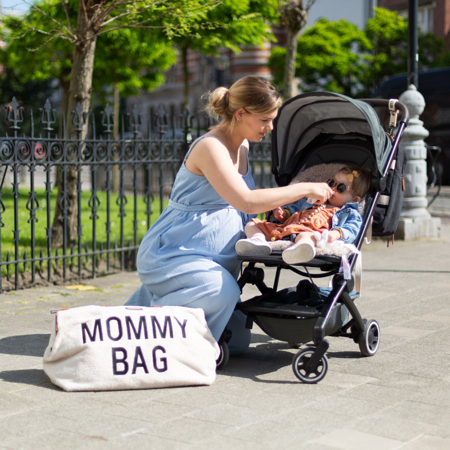 Immagine di Childhome® Borsa fasciatoio Mommy Bag Teddy Off White
