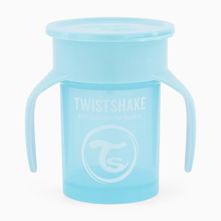 Twistshake® 360 Bicchiere per imparare a bere 230ml - Blue