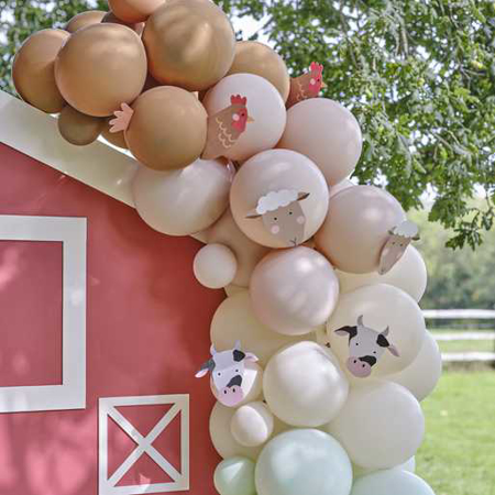 Immagine di Ginger Ray® Arco di palloncini Farm Animals