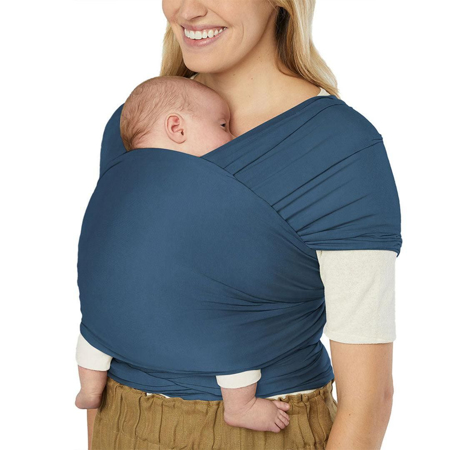 Immagine di Ergobaby® Fascia porta bebè Aura Wrap Sustainable Knit Twilight Navy