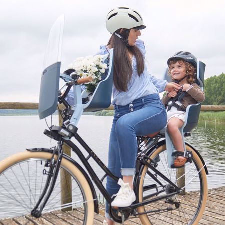 Bobike® Seggiolino per bambini per la bicicletta Exclusive Mini Plus Urban Black