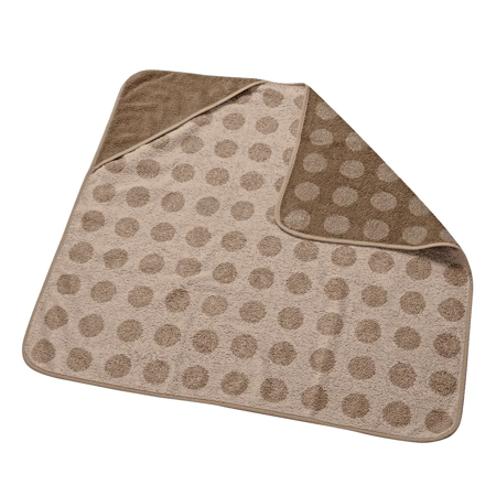 Immagine di Leander® Asciugamano in cotone con cappuccio Mocca 80x80