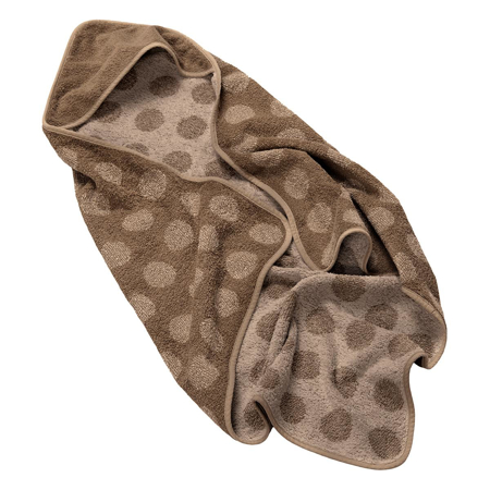 Leander® Asciugamano in cotone con cappuccio Mocca 80x80