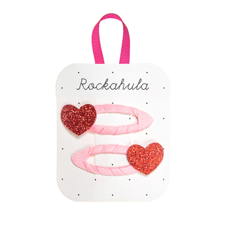 Immagine di Rockahula® Mollette Arcobaleno Love Heart Glitter