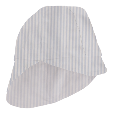 Immagine di Swim Essentials® Cappello con protezione UV con protezione estesa per il collo Light Blue Striped