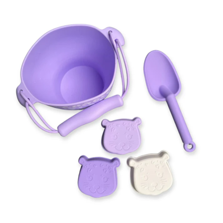 Swim Essentials® Set da spiaggia Lilac Panther Print