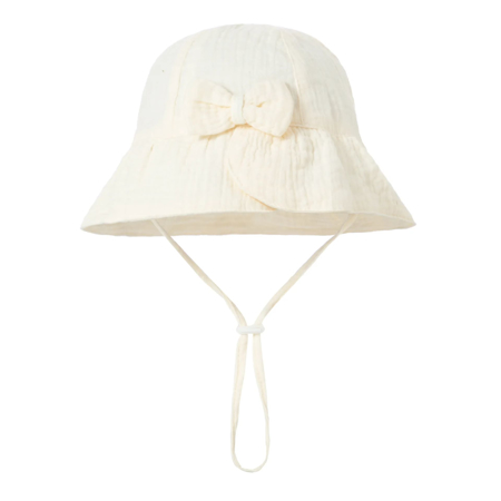 Cappellino in cotone (43-49 cm) Beige