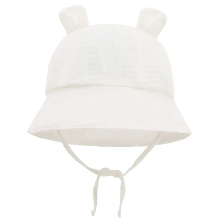 Immagine di Cappellino in cotone (43-49 cm) Bear White