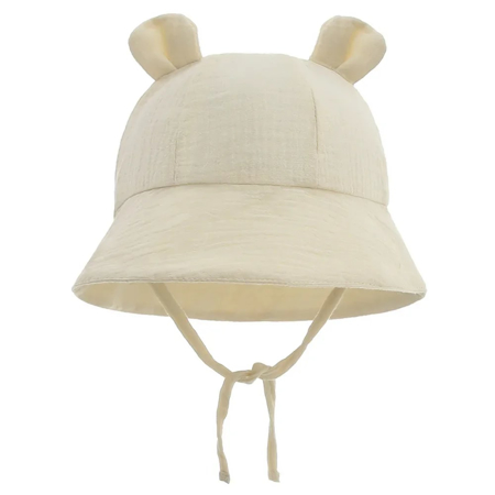 Immagine di Cappellino in cotone (43-49 cm) Bear Beige
