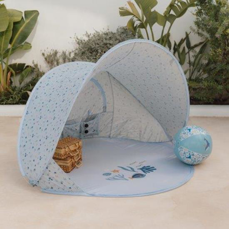 Little Dutch® Tenda pieghevole Pop-up con protezione UV Ocean Dreams Blue